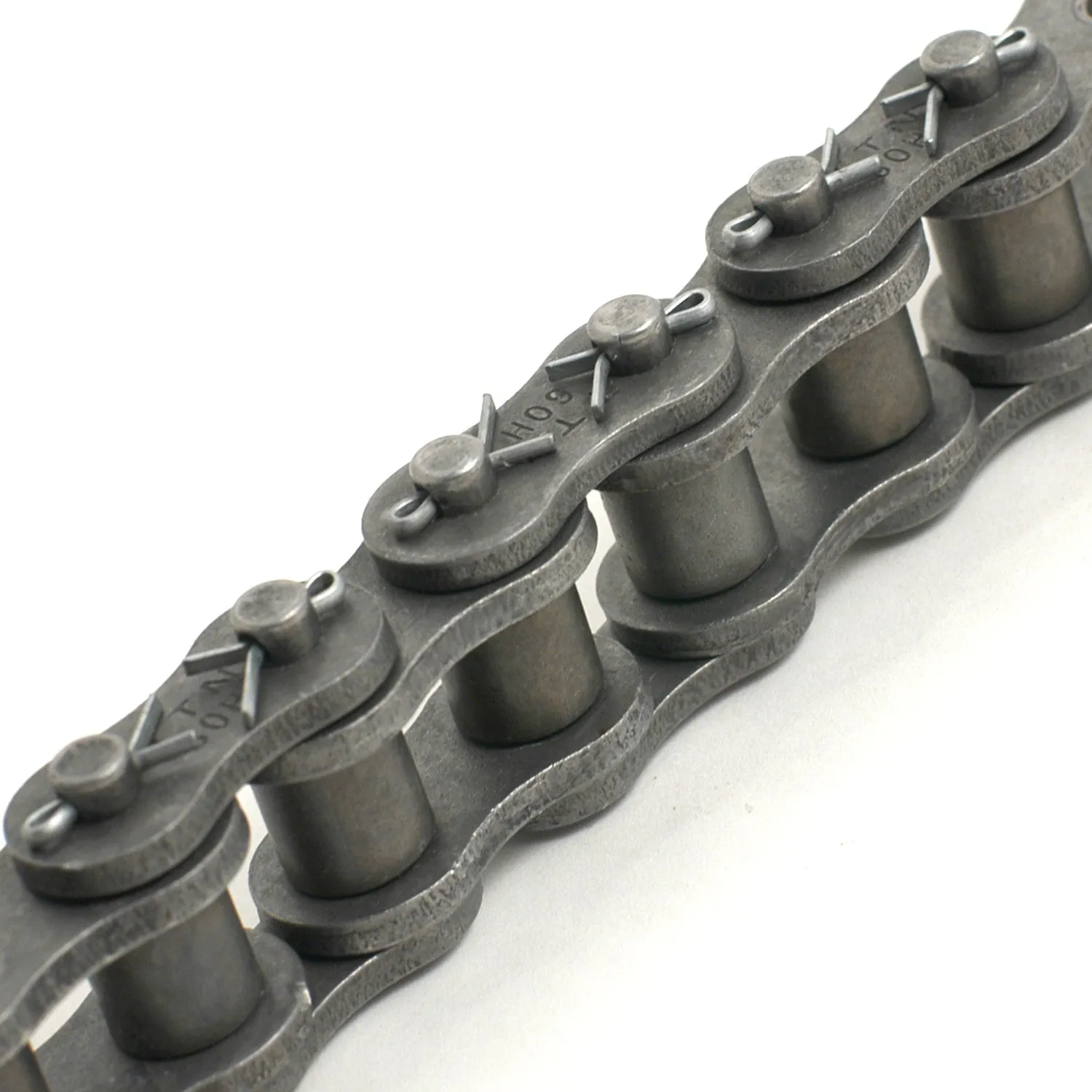 100-1C Steel Cottered Chain 50' | 100-1R SINGLE STRAND CARBON STEEL | Ball Bearings | Belts