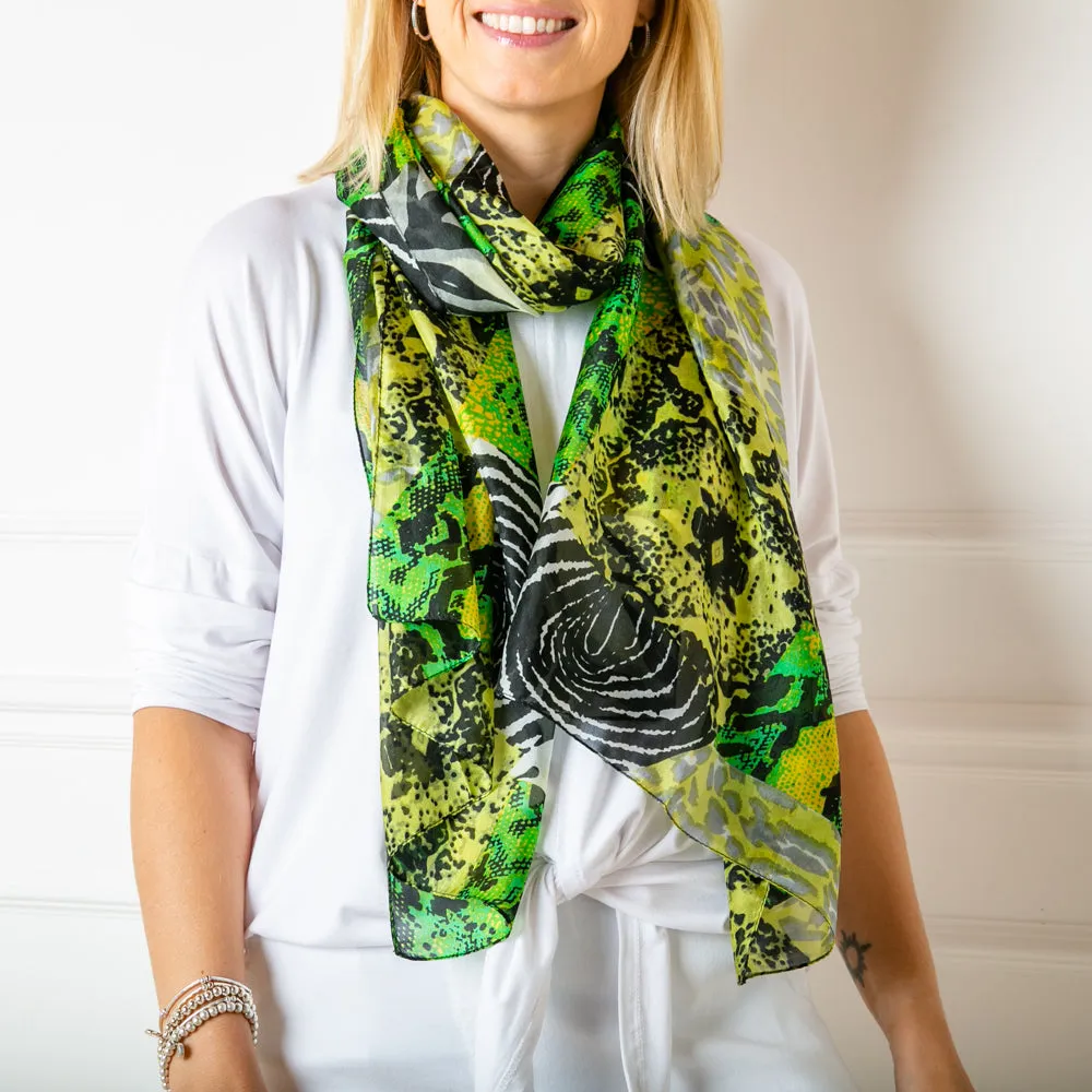 100% Silk Demi Scarf