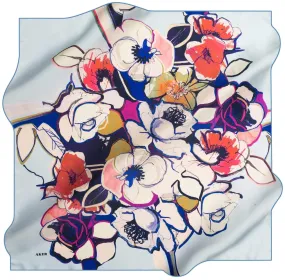 Aker Women Silk Scarves Happy No. 23