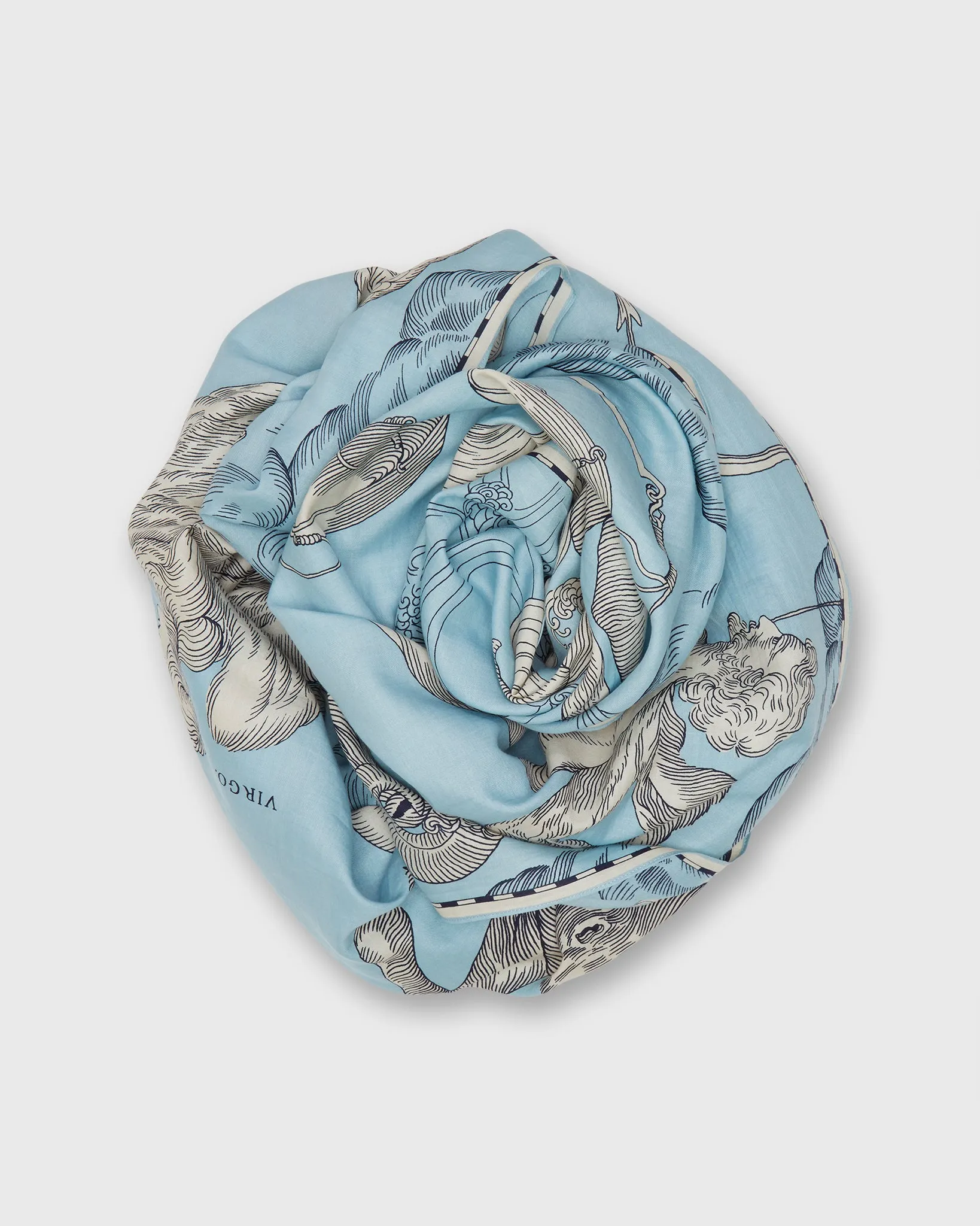 Astrologie Scarf in Light Blue