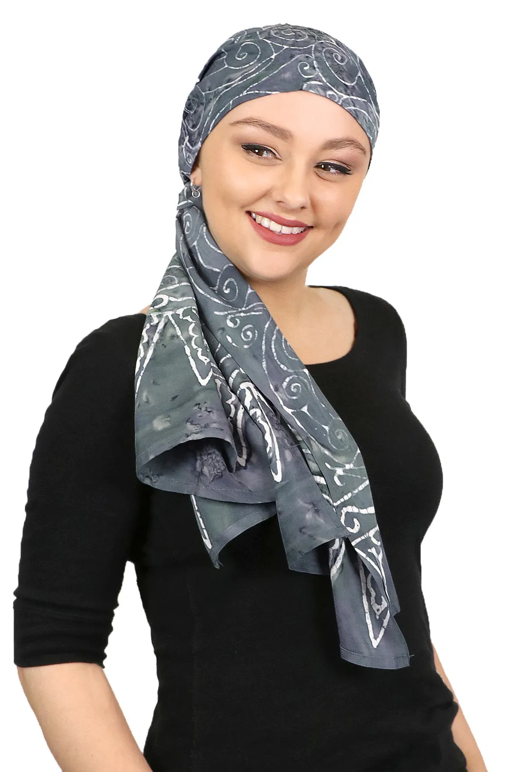 Bali Batik Head Wrap For Women Chemo Scarf Rayon 15" X  60" ALL COLORS