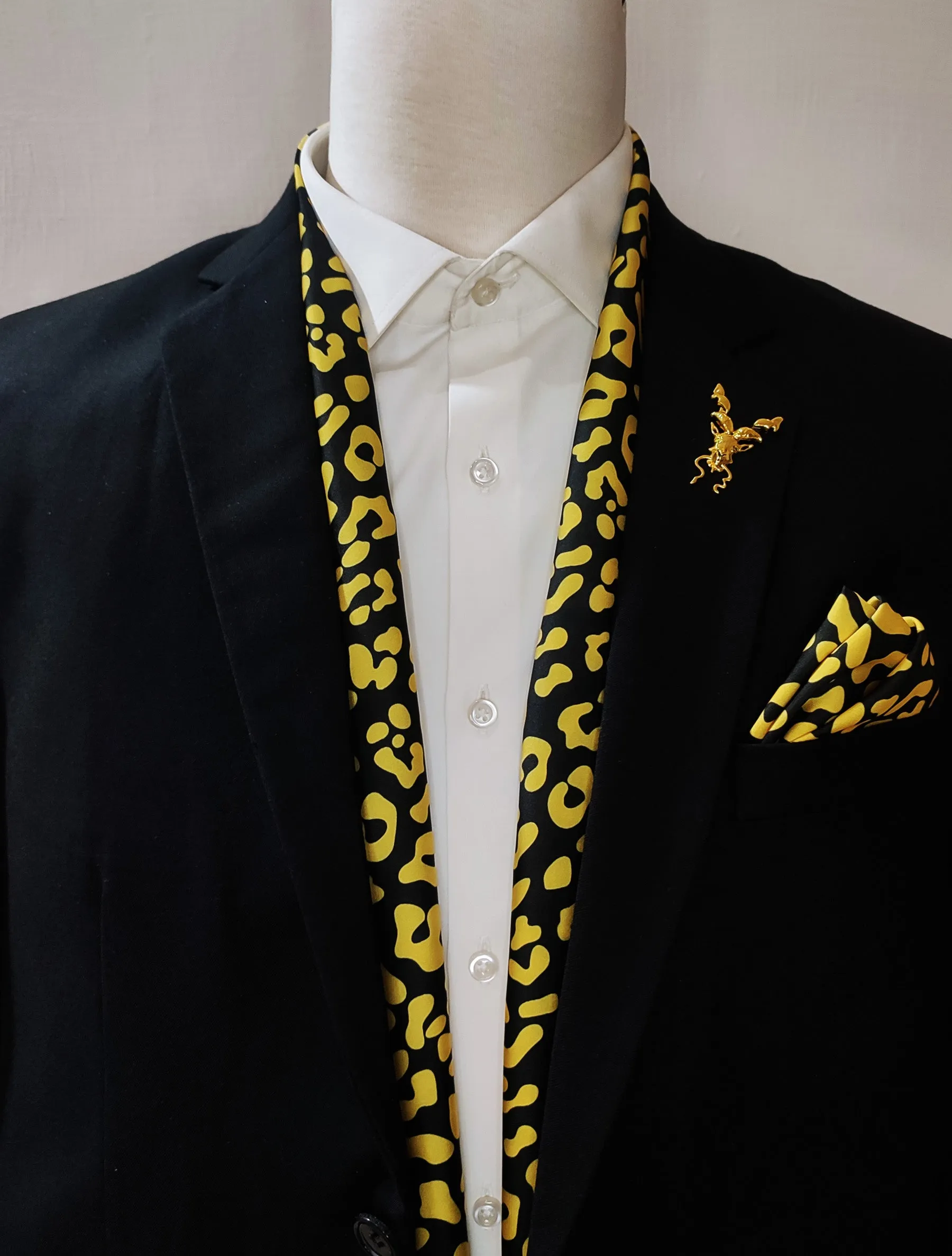 BE A CHEETAH - SILK MEN SCARVES set