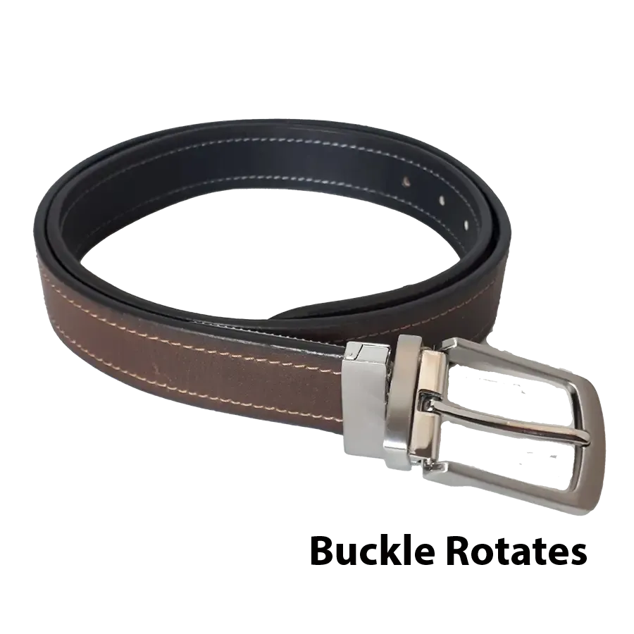 BOL Men's Reversible Leather Belt