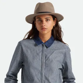 Brixton Messer Packable Fedora - Twig