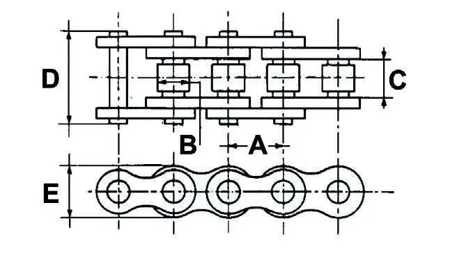 BS - British Standard Chain - Simplex 10B-1