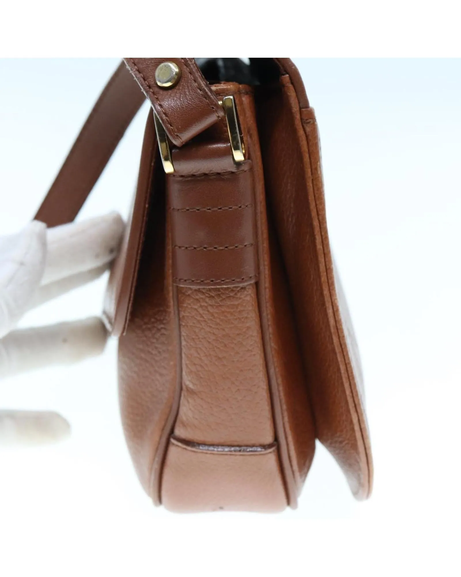 Burberry Tan Leather Shoulder Bag