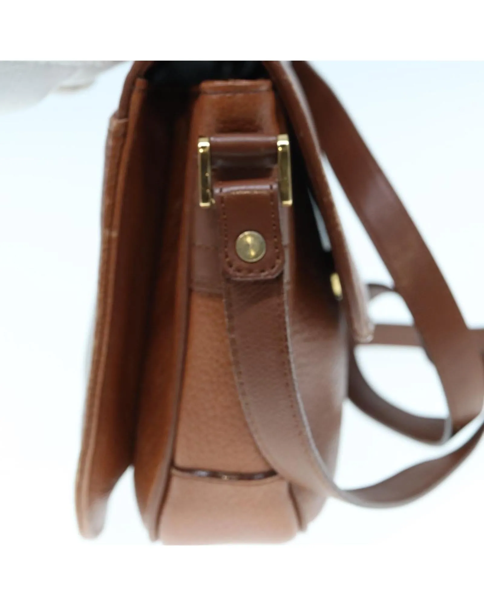 Burberry Tan Leather Shoulder Bag