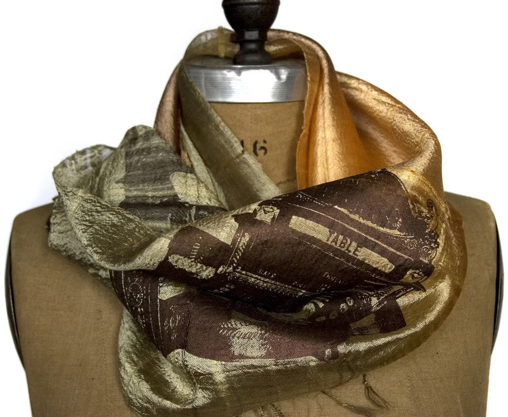 Cash Register Silk Scarf