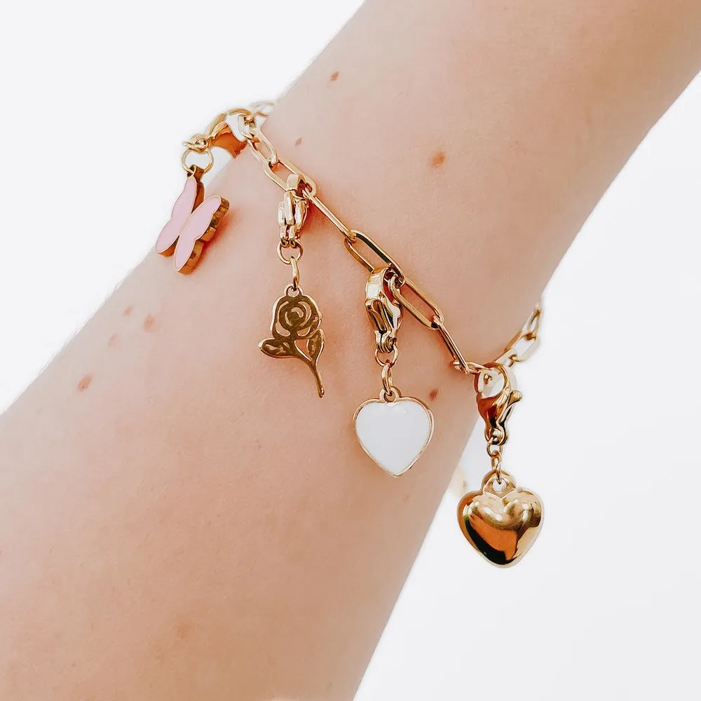 Chanelle Charm Bar Bracelets - WATERPROOF