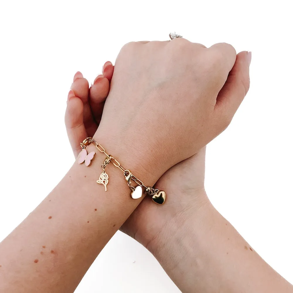 Chanelle Charm Bar Bracelets - WATERPROOF