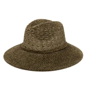 Chenille Knit Fedora in Olive