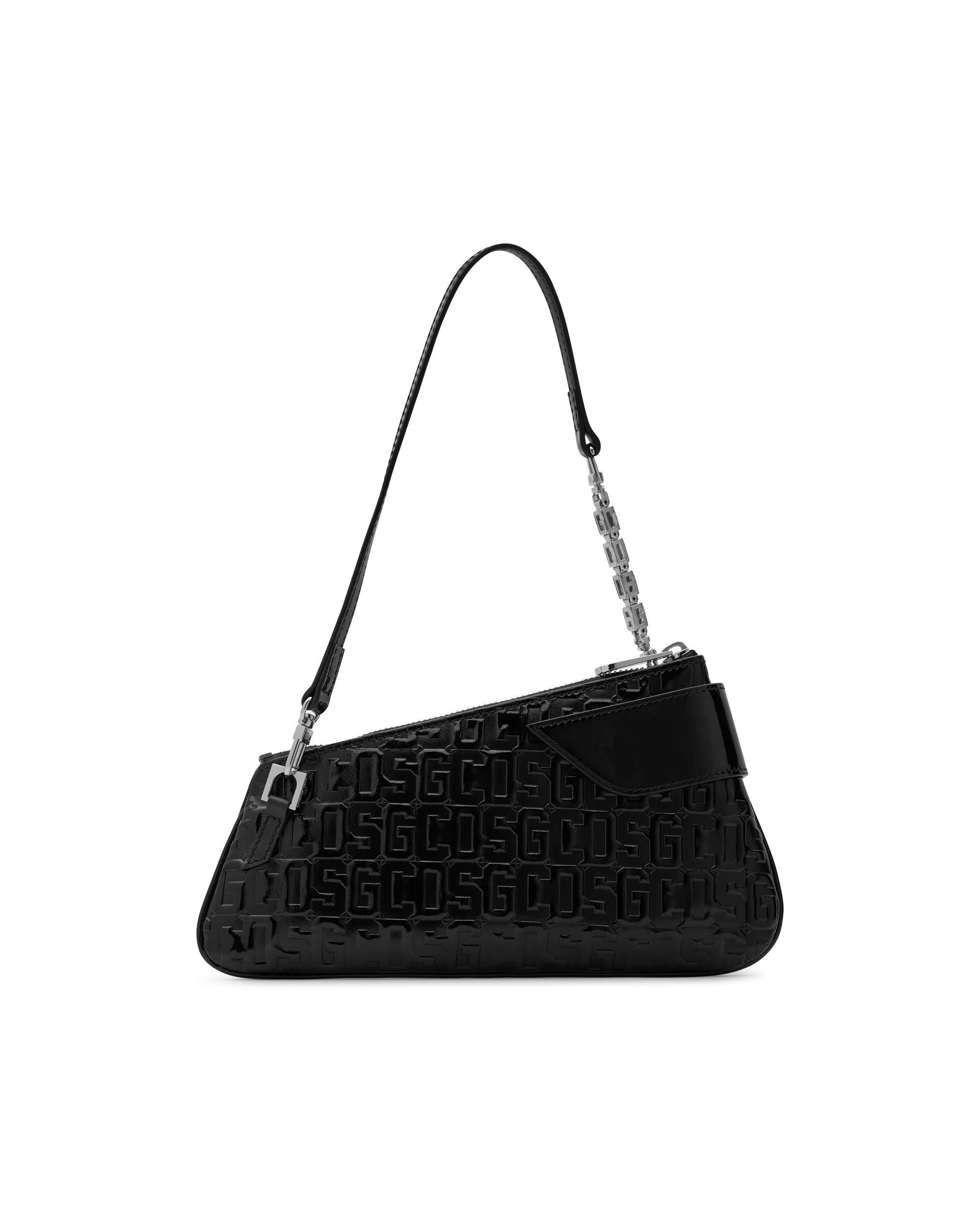 Comma Notte Patent Monogram Bag