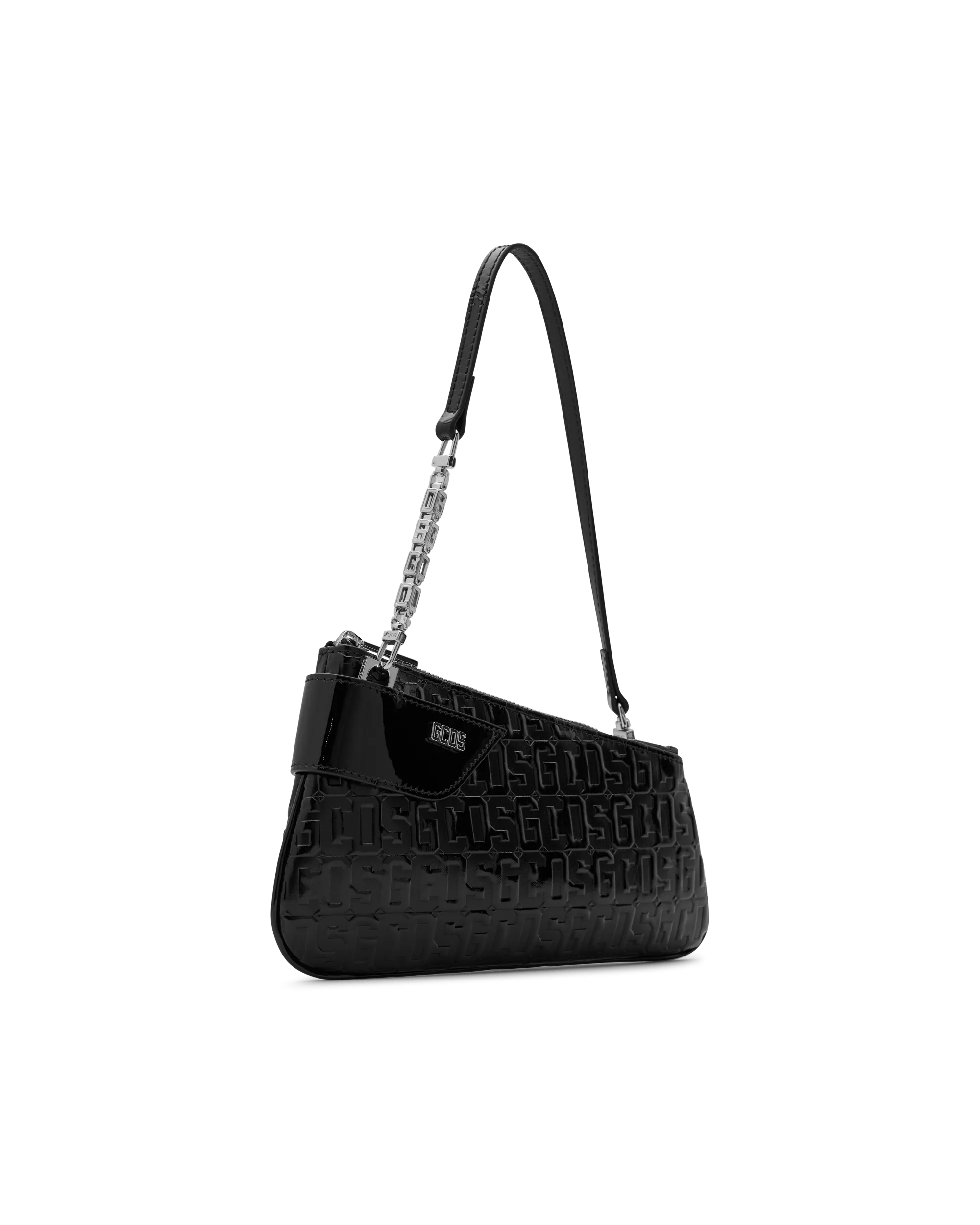 Comma Notte Patent Monogram Bag