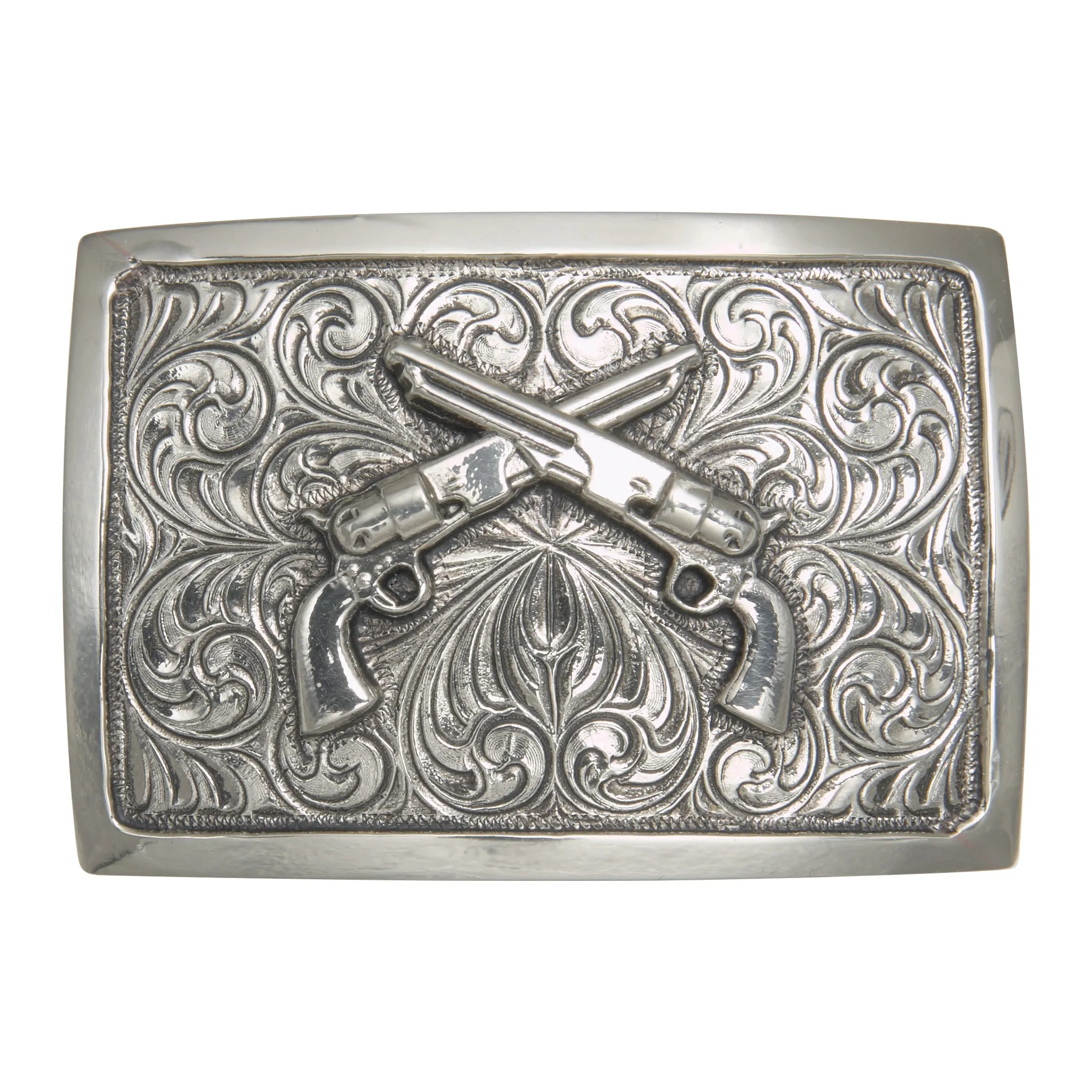 Crossed Pistols Iconic Classic Buckle