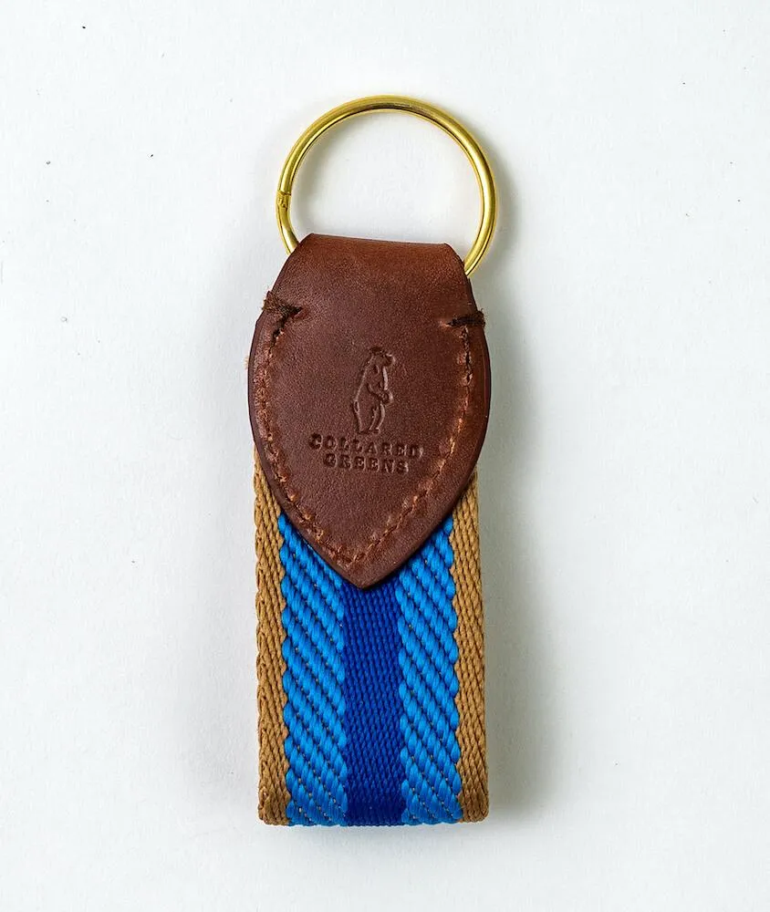 Dockside: Key Chain - Navy/Light Blue/Tan