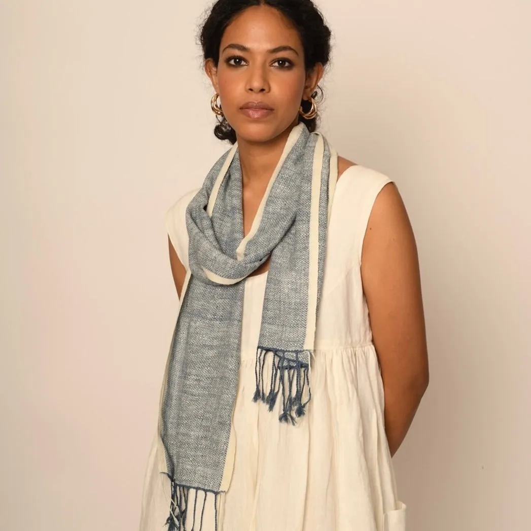 Dora -Hand Woven Eri Silk Scarf