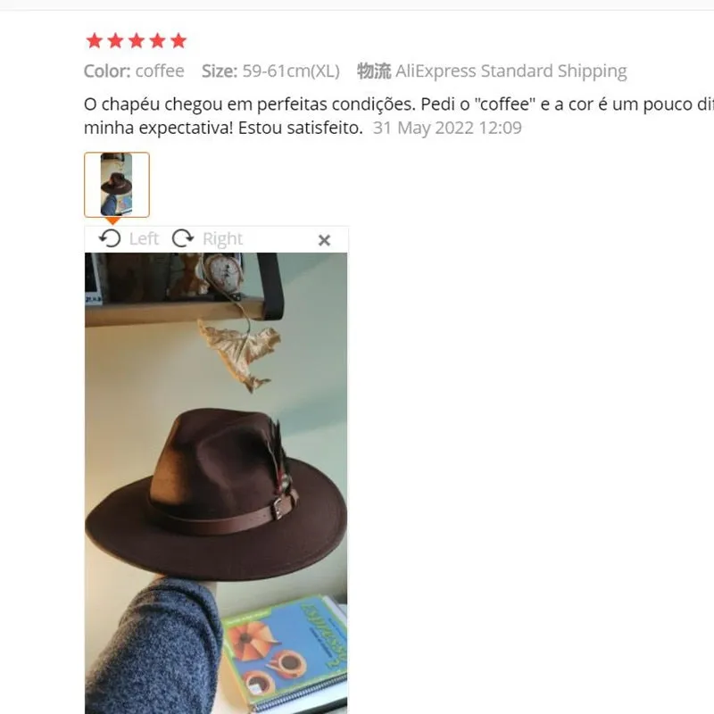 Hat Fedoras Winter Women Hats Men Felt Hat Feather Luxury Fashion hat Popular