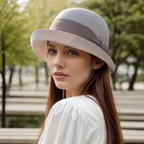 Hepburn Style Small Top Sun Hat Women's 2024 New Hat