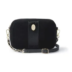 Hicks & Brown Melton Cross-Body Bag - Black