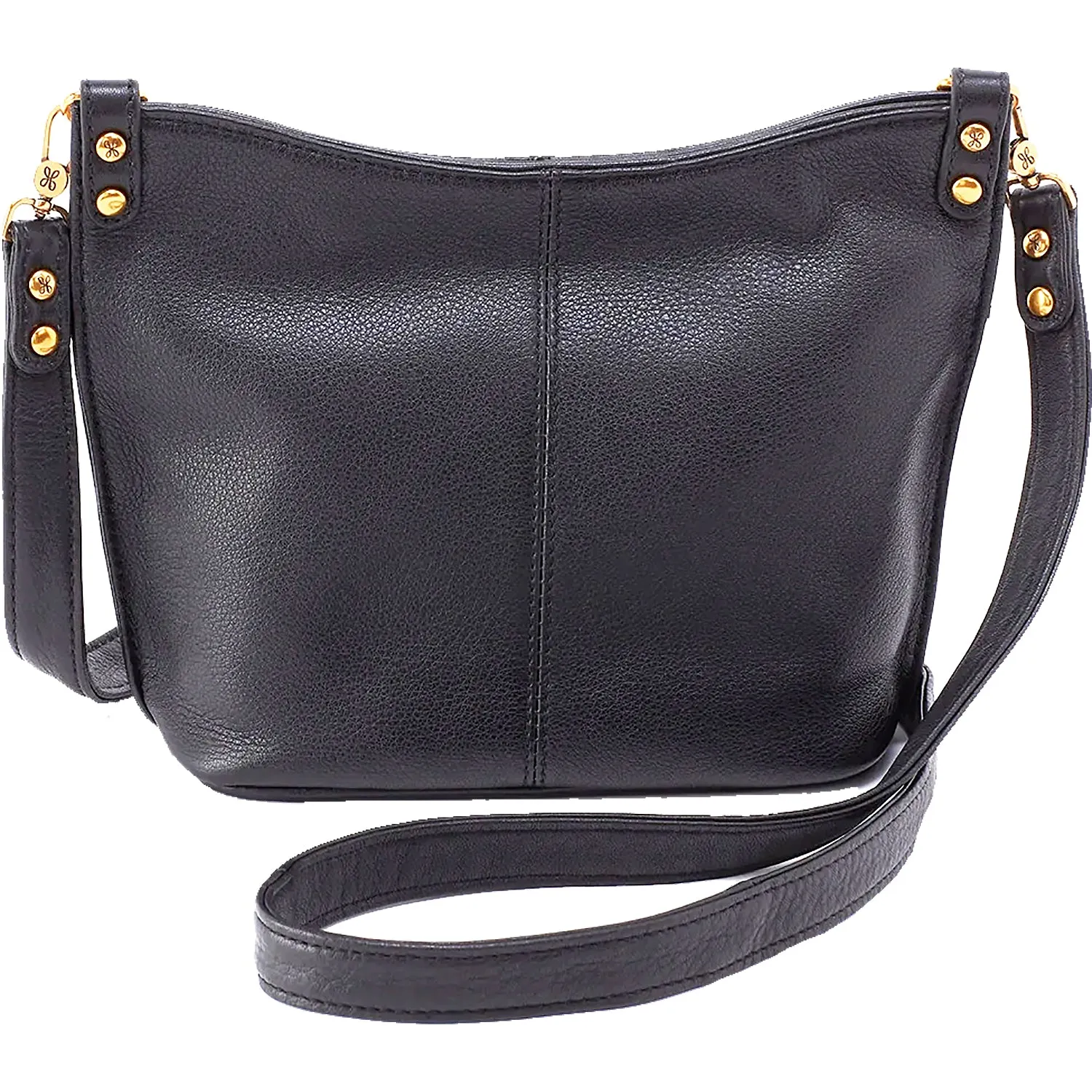 Hobo Pier Small Crossbody Black Leather