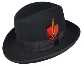 Homburg Style Godfather Hats | 100% Wool Felt | Different Touch