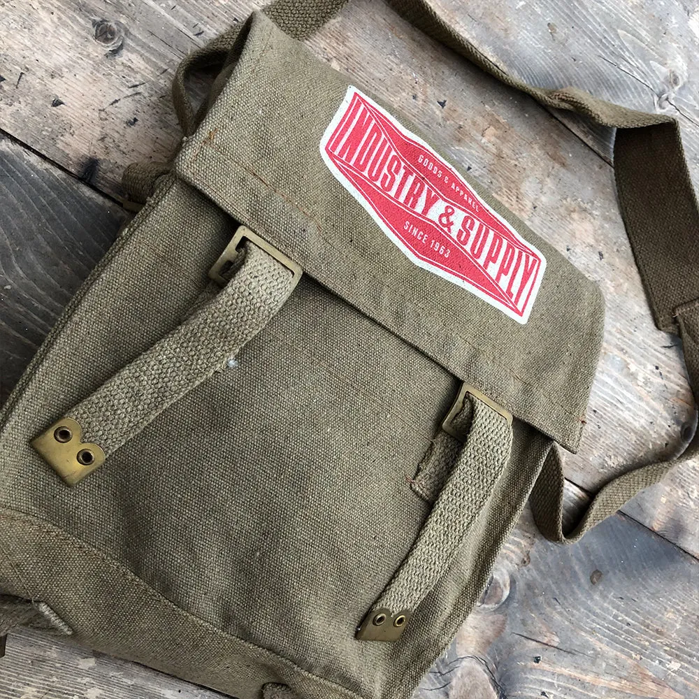 INDUSTRY & SUPPLY ARMY SURPLUS SHOULDER BAG