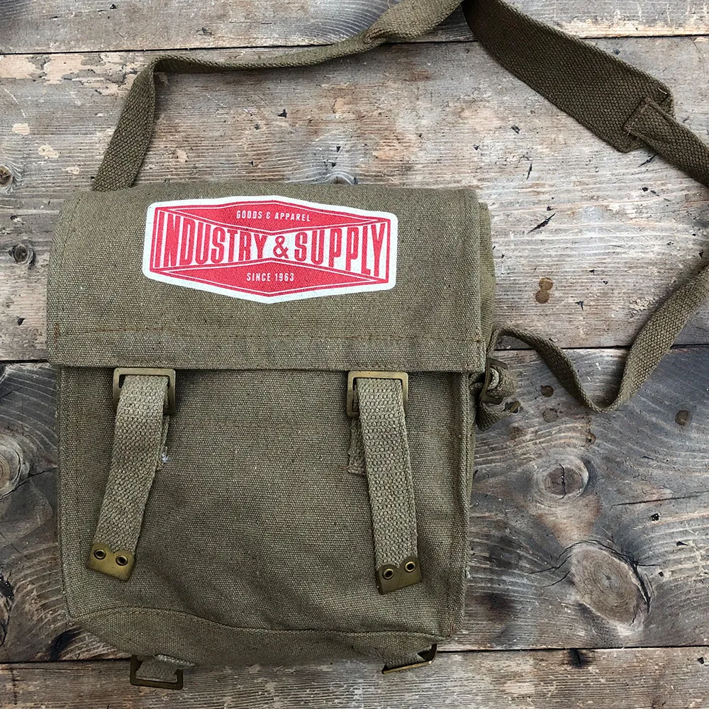 INDUSTRY & SUPPLY ARMY SURPLUS SHOULDER BAG