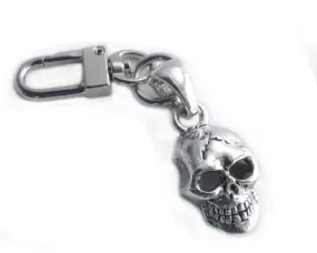 K-SKULLXL Skull Chrome Clip-on Charm