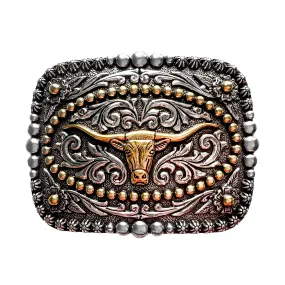 Kids’ Scrolled Longhorn Buckle