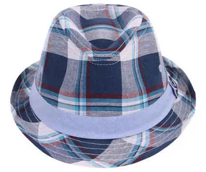 Kooringal - Boys Check Fedora Hat