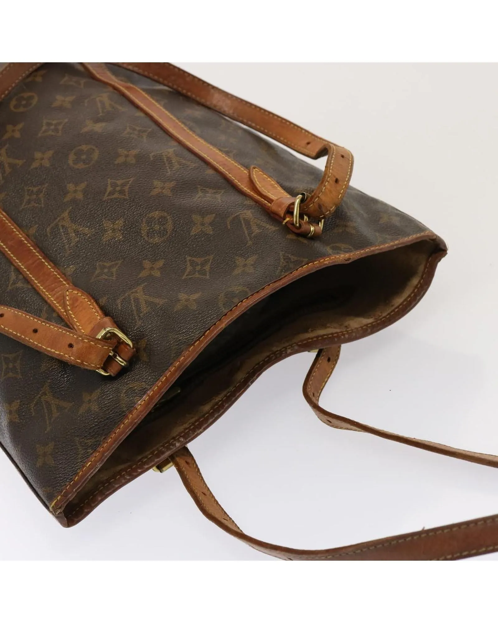 LOUIS VUITTON Monogram Canvas Bucket Shoulder Bag