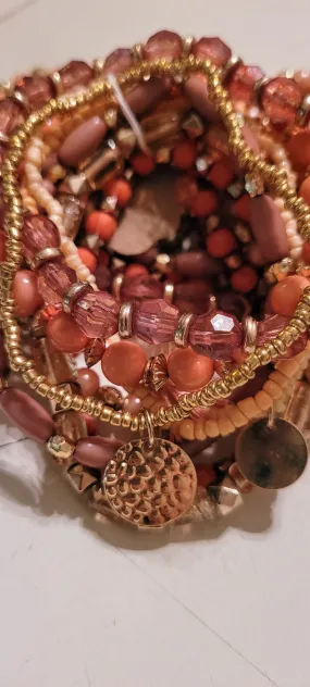 Lucille Stackable - Terracotta - Boho Bracelet