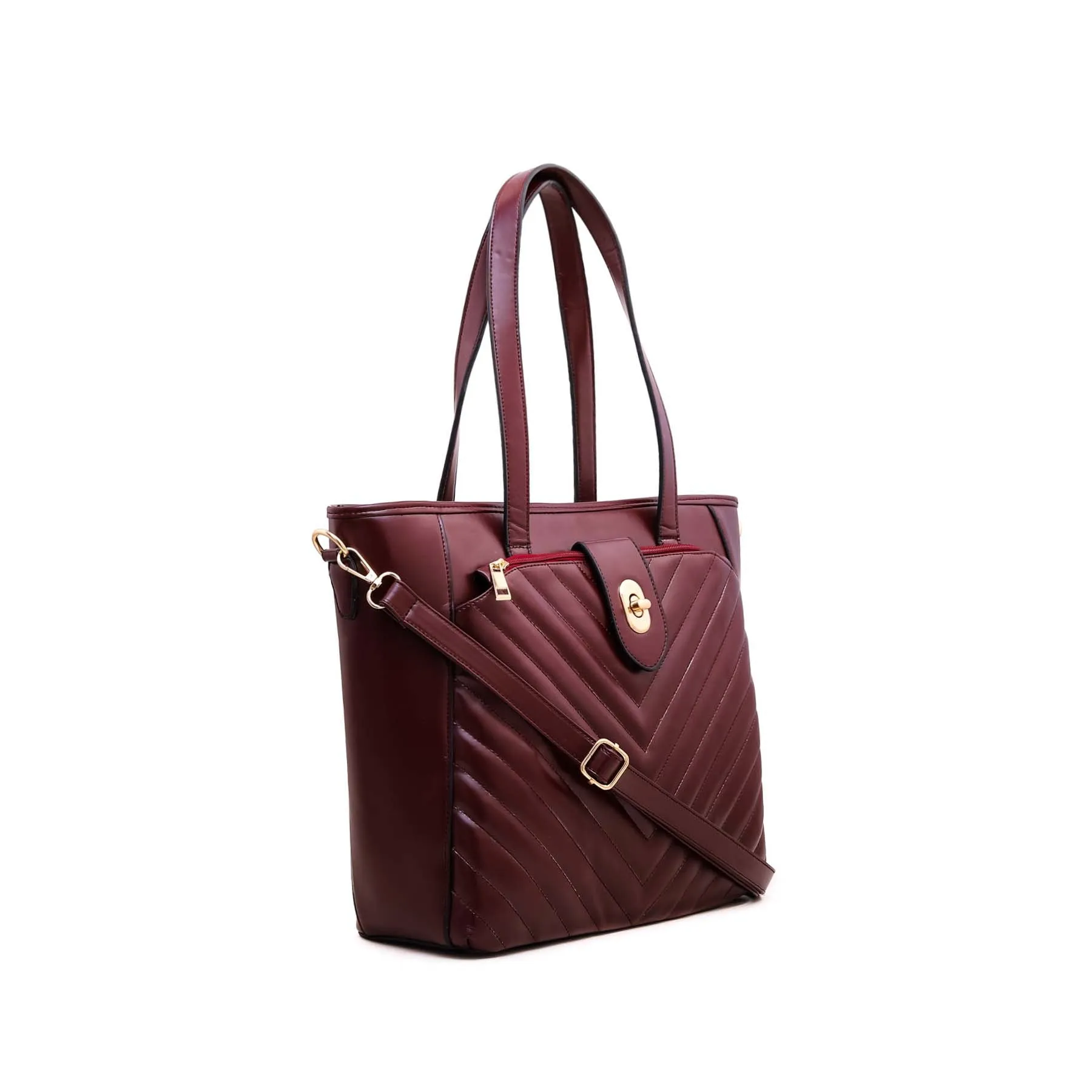 Maroon Formal Shoulder Bag P54520