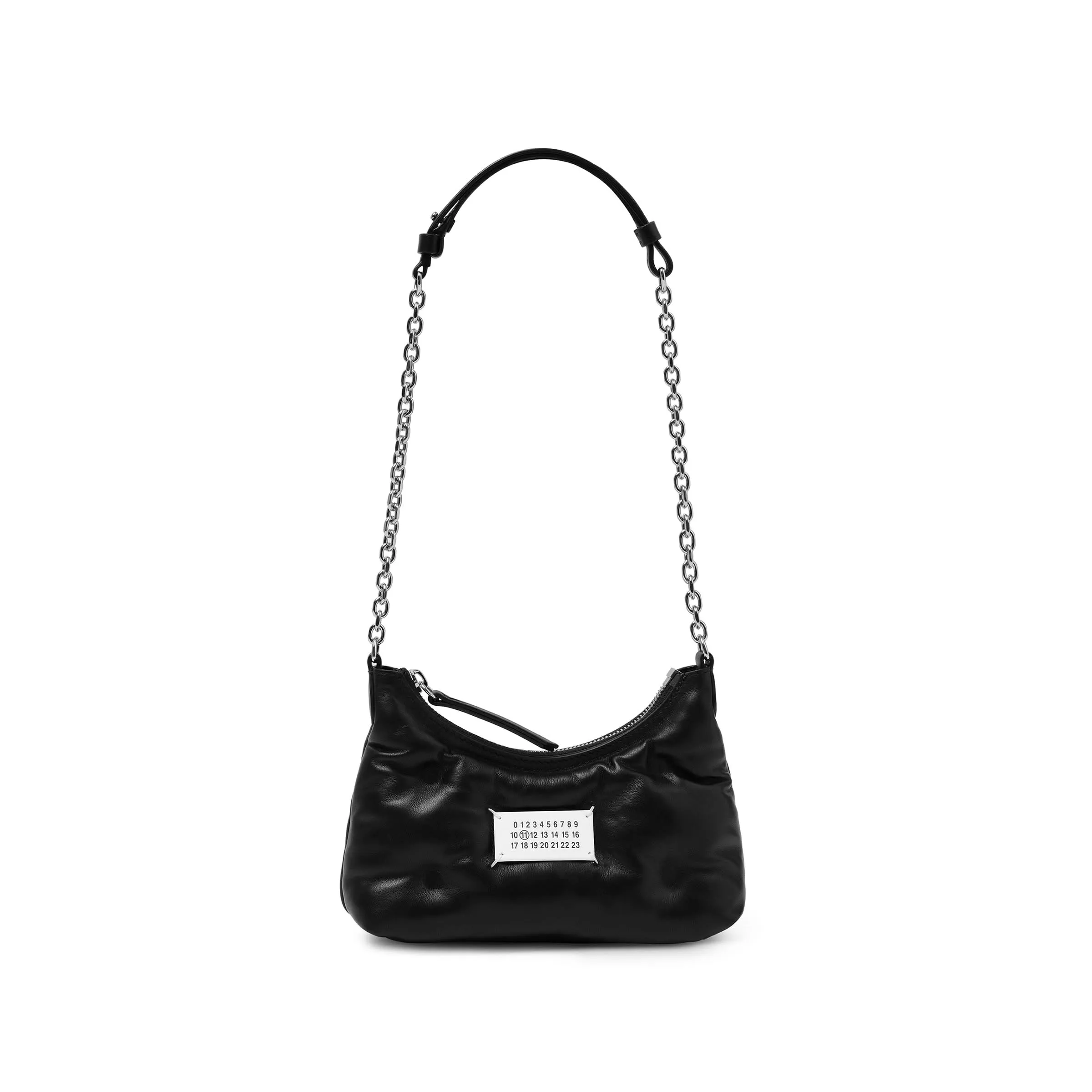 Micro Glam Slam Hobo Bag in Black