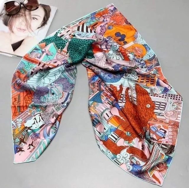 NEW 100% Silk Scarf Shawl