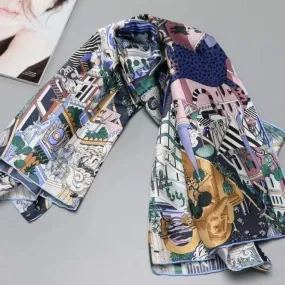 NEW 100% Silk Scarf Shawl