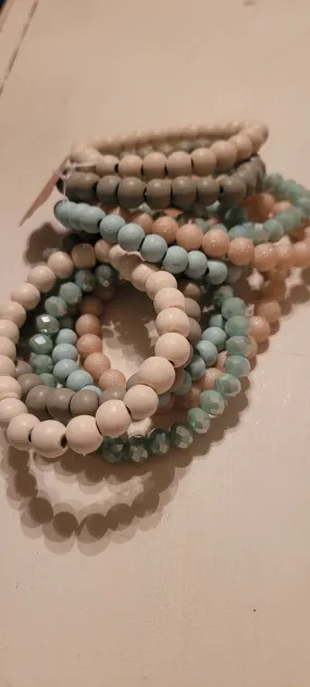 Noa Stackable - Baby Blue - Boho Bracelet