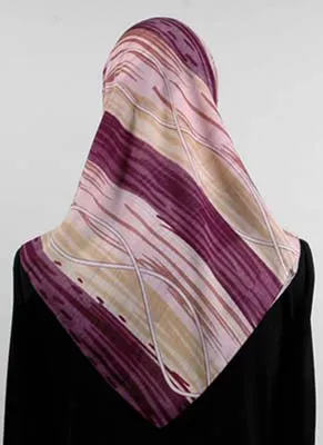 Printed Chiffon Square Scarf