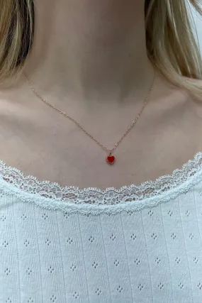 Red Heart Necklace