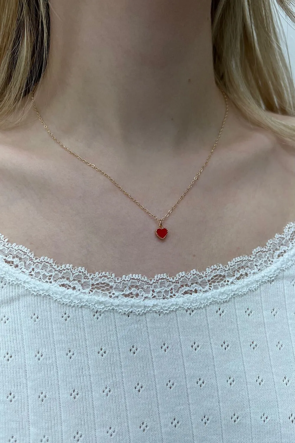 Red Heart Necklace