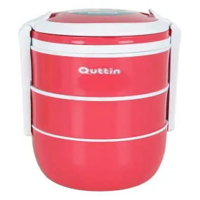 Set of lunch boxes Quttin Stackable Thermal (3 uds) (18 x 15,5 x 19 cm)