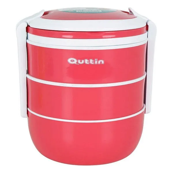 Set of lunch boxes Quttin Stackable Thermal (3 uds) (18 x 15,5 x 19 cm)