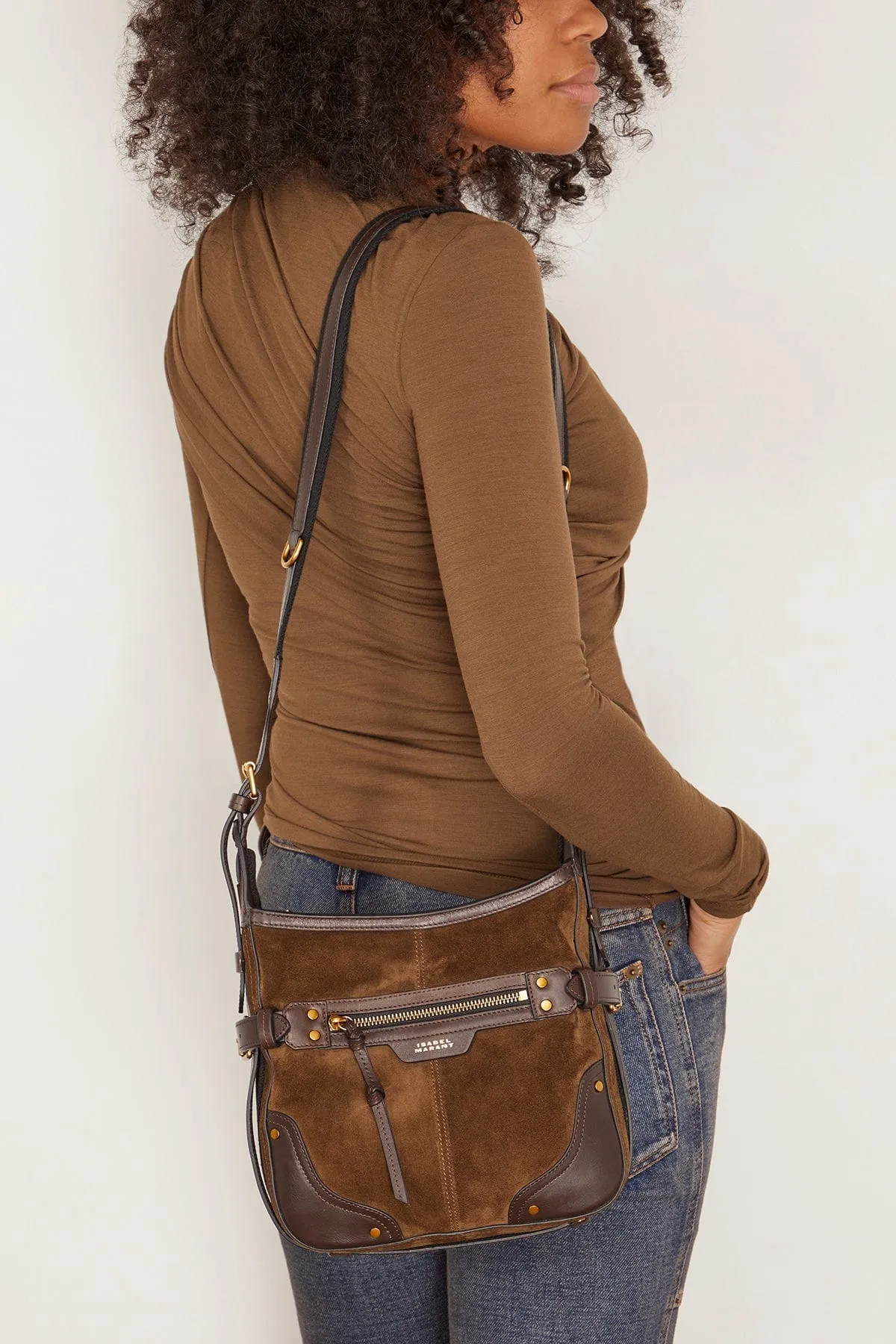 Sierra Hobo Bag in Bronze