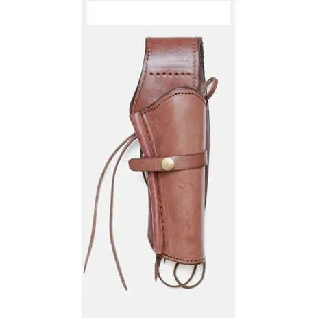 Smooth Leather Western Gun Belt Holster