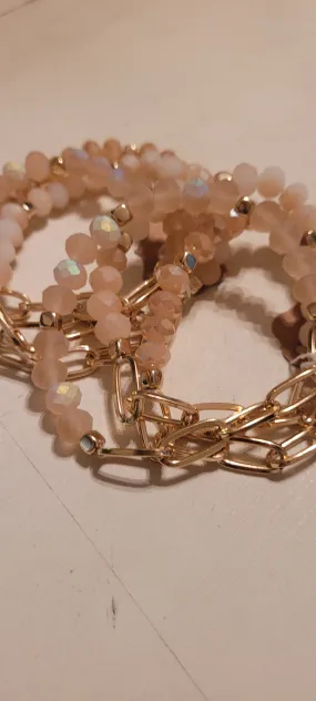 Talia Stackable - Peach Fuzz - Boho Bracelet