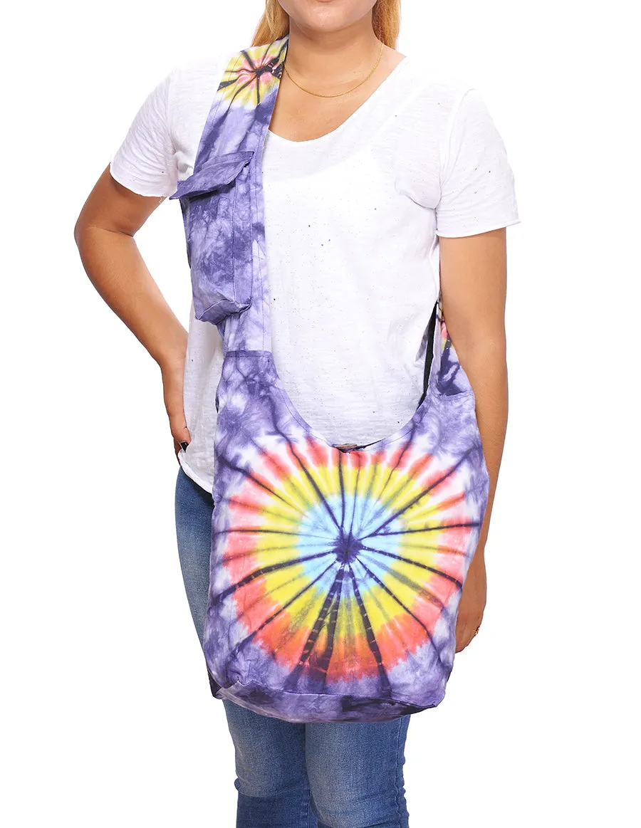 Tie Dye Cotton Hobo Bag