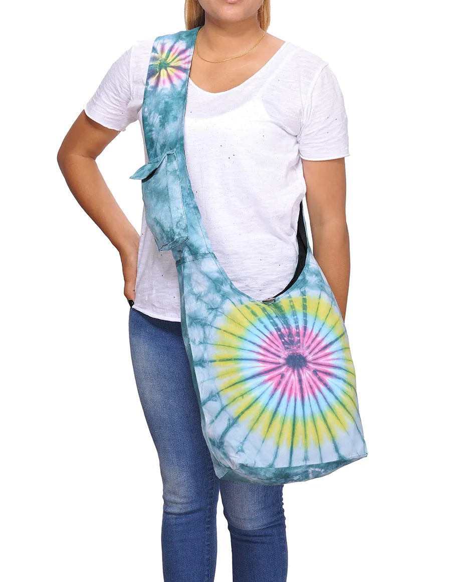 Tie Dye Cotton Hobo Bag