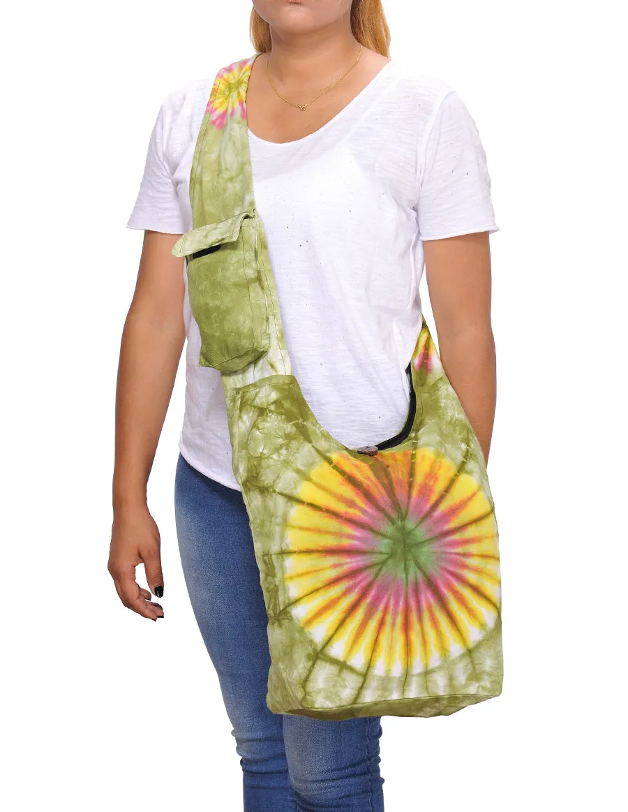 Tie Dye Cotton Hobo Bag