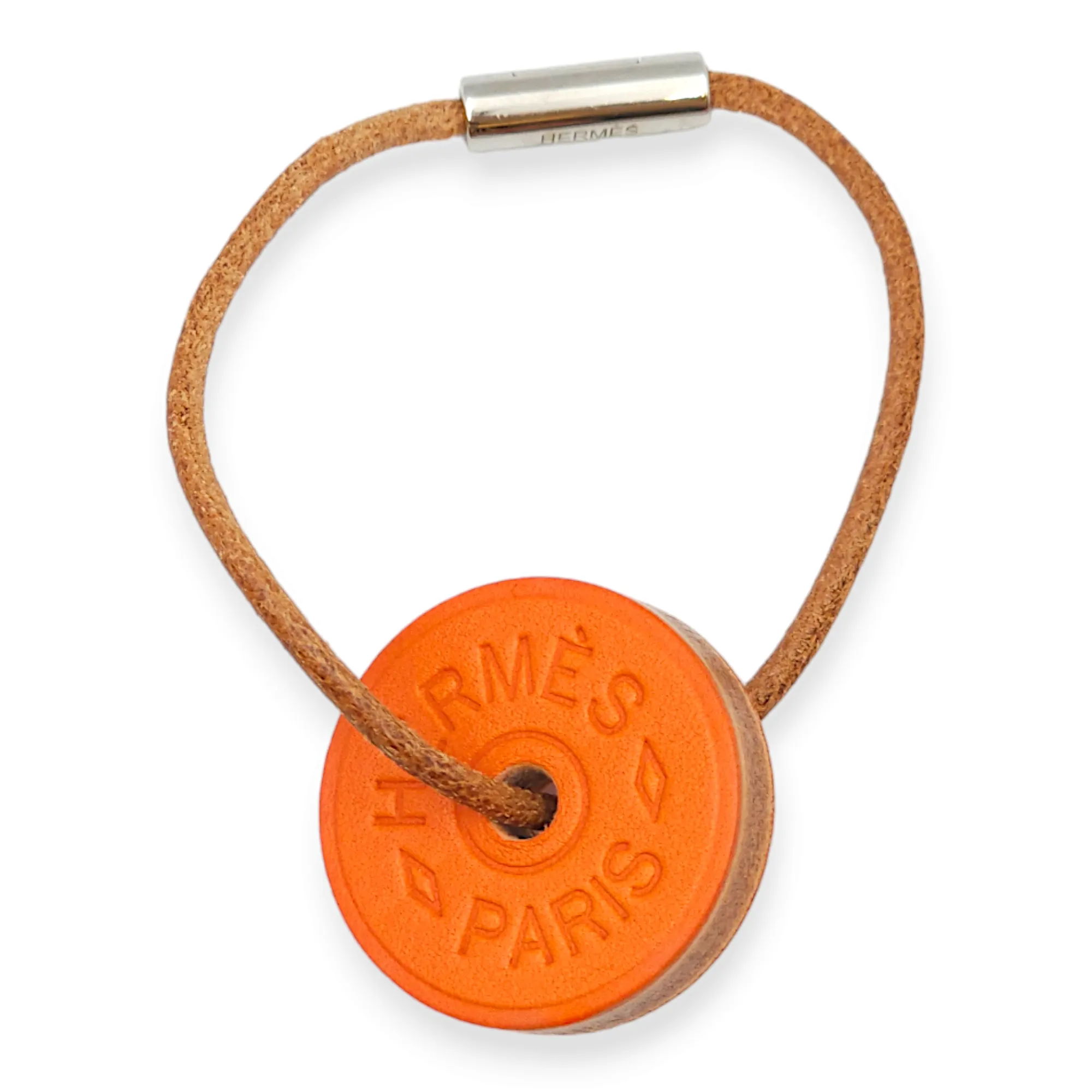 Token Key Ring Orange Charm