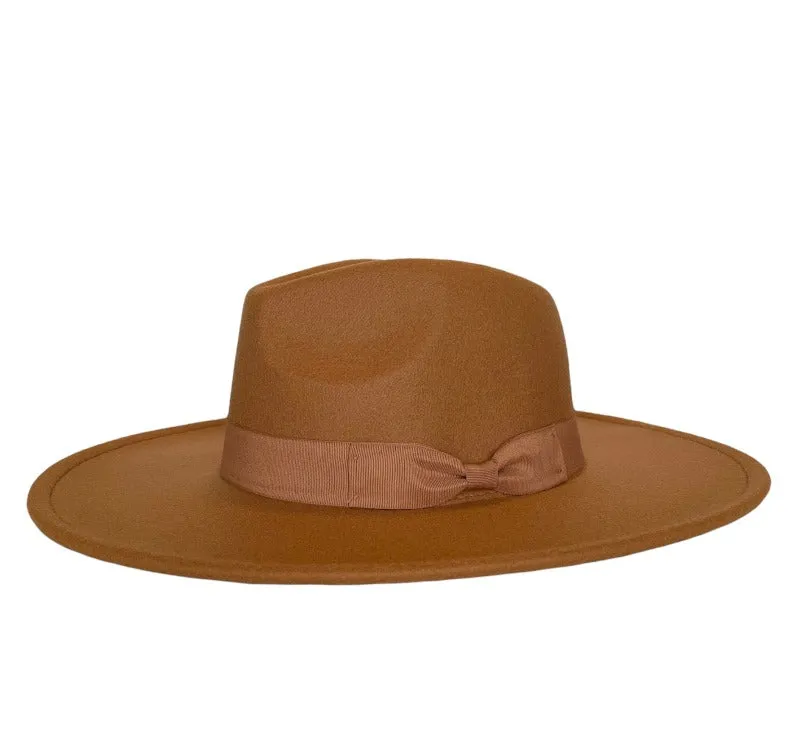 Tori Wide Brim - Chocolate